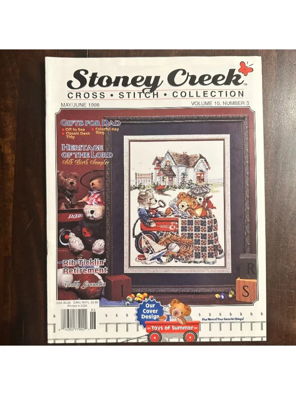 Stoney Creek Cross-Stitch Collection Vol 10 No 3 1998 Pattern Book